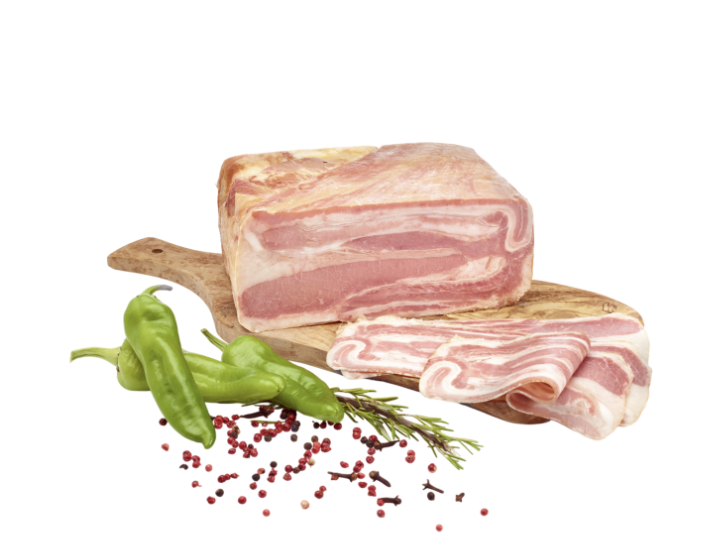 Pancetta de Veau Halal (Compotée de lard)