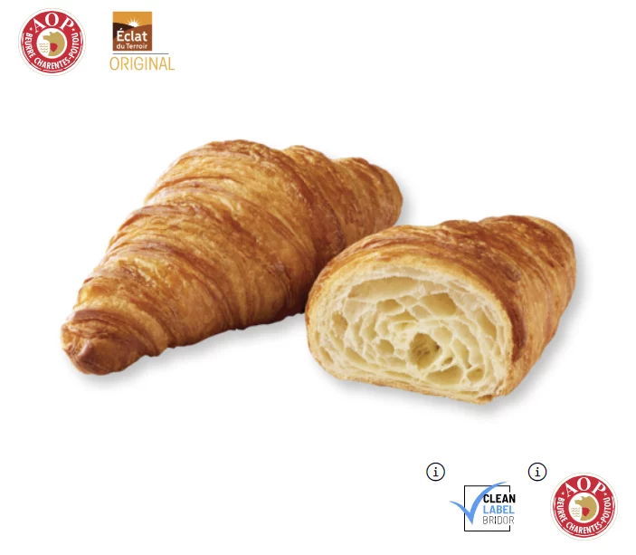 Croissant "Bridor" beurre AOP ( Cru )