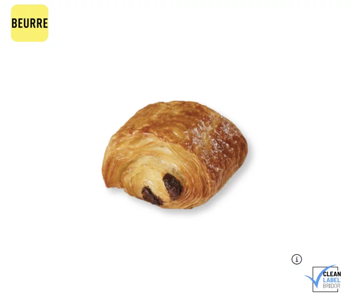 Mini pain chocolat Bridor "Les savoureux" beurre (Cru)