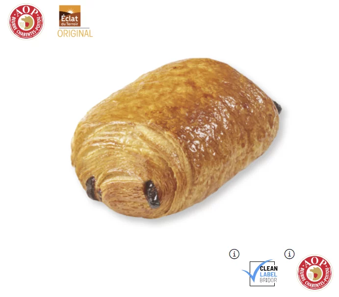 Pain chocolat "Bridor" beurre AOP ( PAC )
