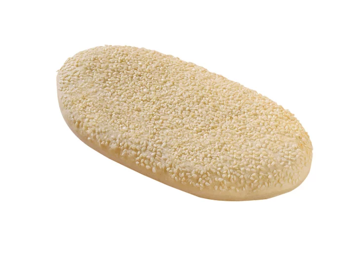 Panini ovale topping sésame blanc