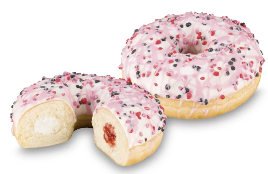 Donut fourré cheesecake/ Framboise
