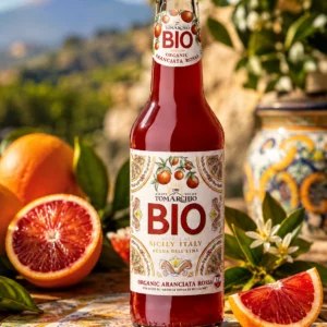 Limonade Bio Tomarchio à l'orange rouge de Sicile