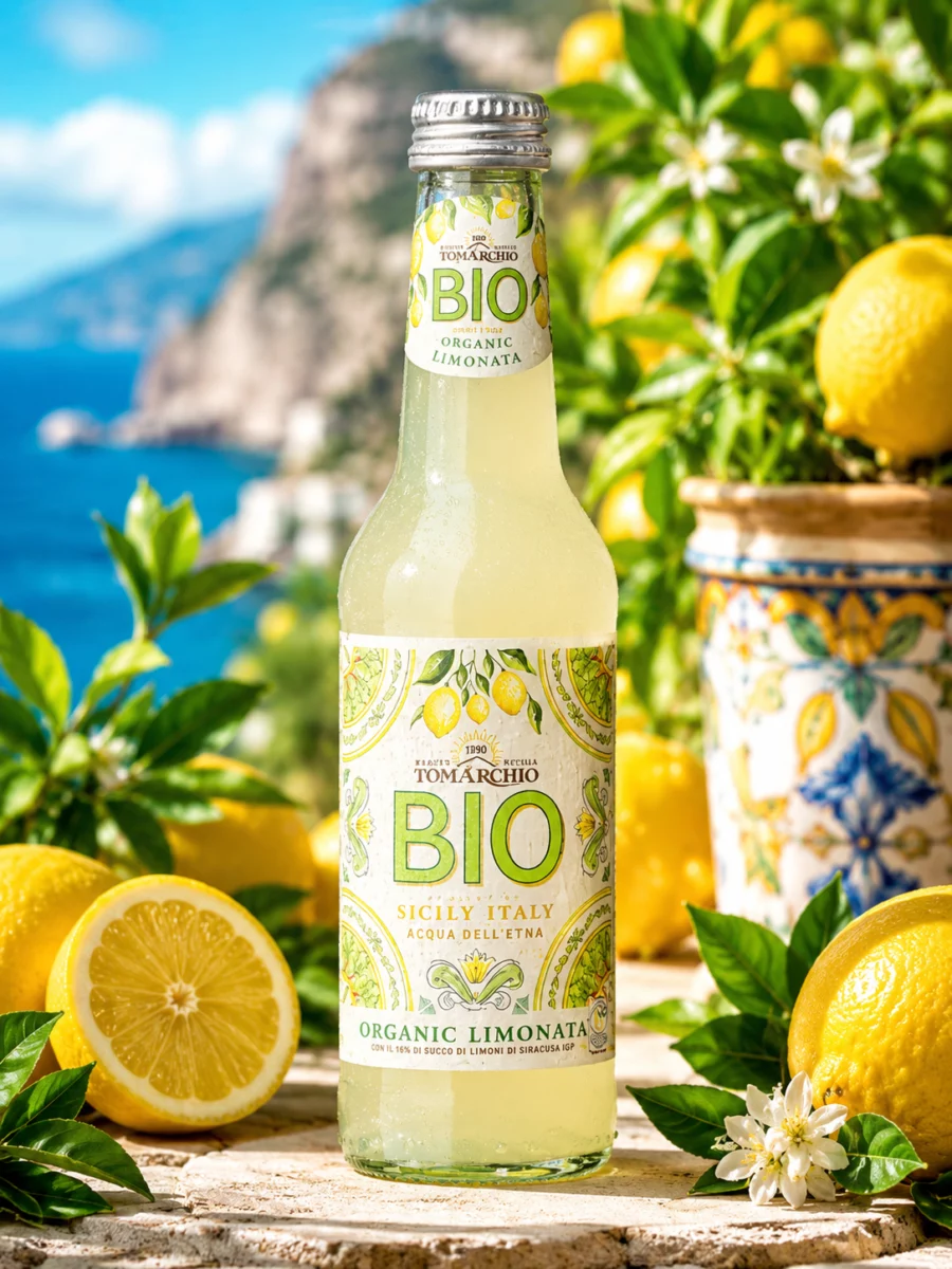 Organic Limonade Bio Tomarchio boisson italienne