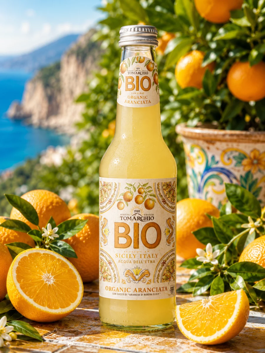 Orangeade Bio Tomarchio boisson italienne