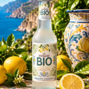 Gazzosa Bio Tomarchio au citron de Syracuse IGP