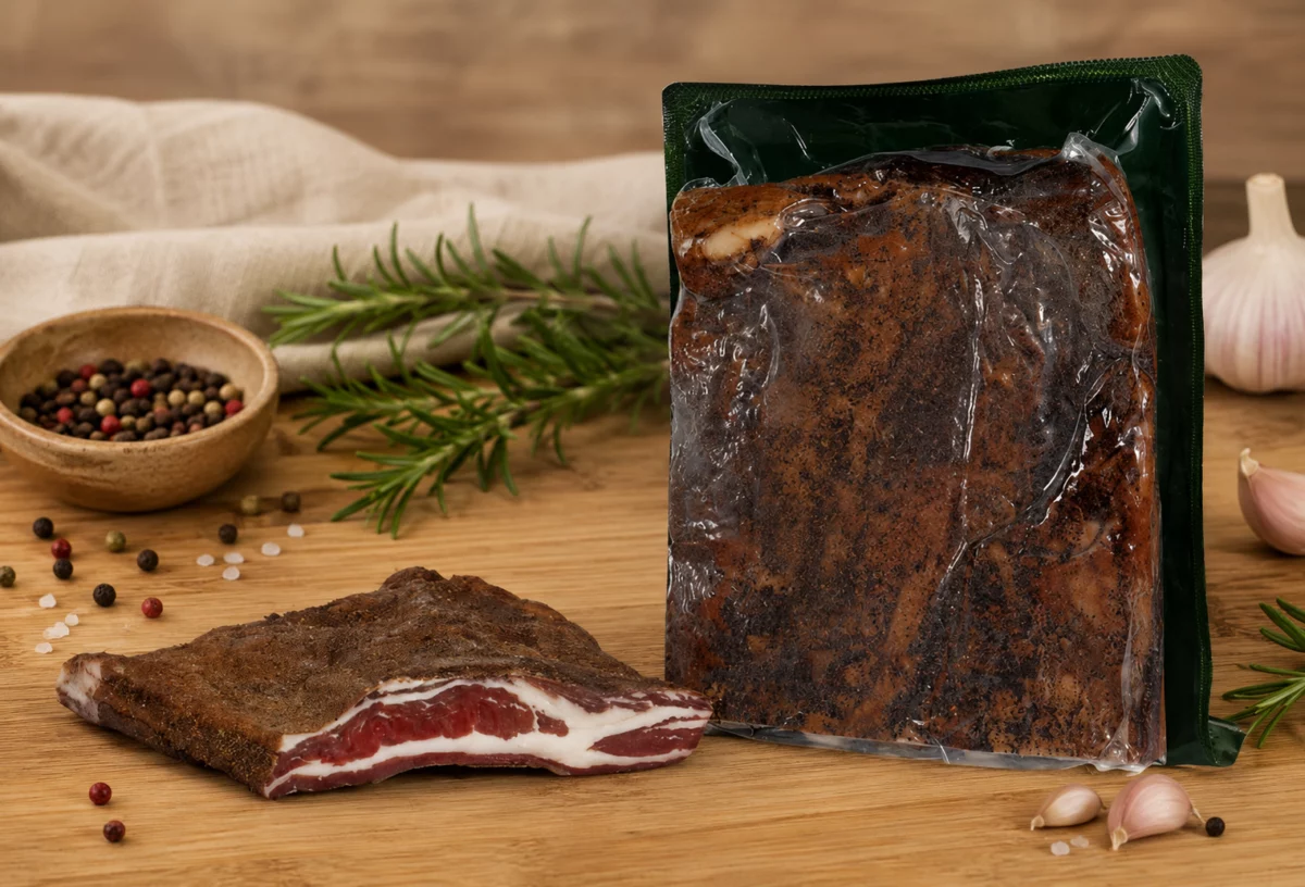 Pancetta de boeuf halal pour professionnels