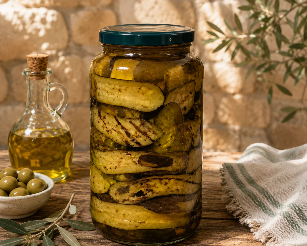 Aubergines grillées en lamelles pour professionnels